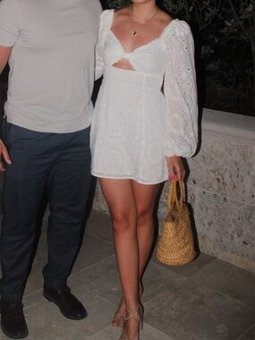 MAJORELLE White Eyelet Mini